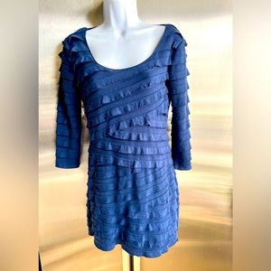 Max Studio Navy Mini Dress XS